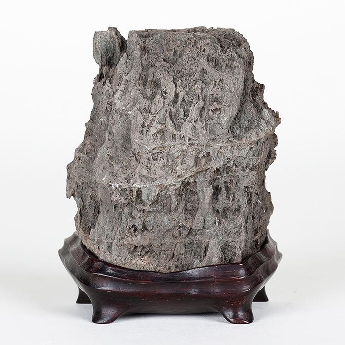 水石 「若桜三倉石」 盆石 天然石 観賞石 山水石 すいせき 3号 8cm