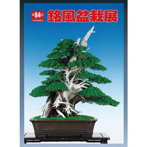書籍 本 盆栽専門誌「第84回 銘風盆栽展 記念帳」盆栽 松柏 雑木 写真