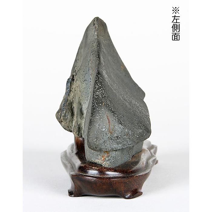 水石 「瀬田川石」 盆石 天然石 すいせき 台座付き 現品限り : 盆栽彩