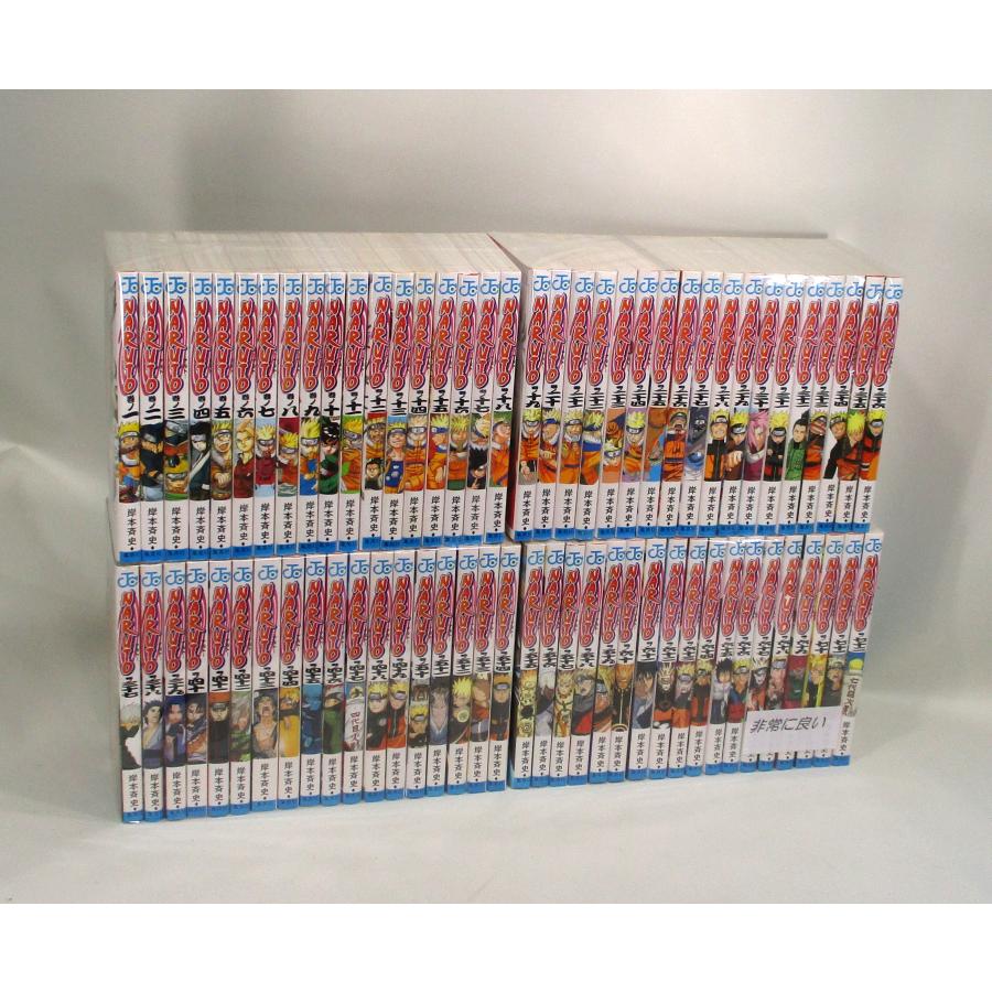 美品 naruto ナルト 全巻 セット 1巻から72巻 外伝 岸本 斉史 全巻