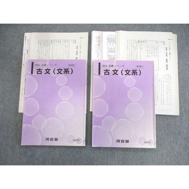 河合塾 古文(文系) テキスト通年セット 2016 計2冊 澤田虎之介
