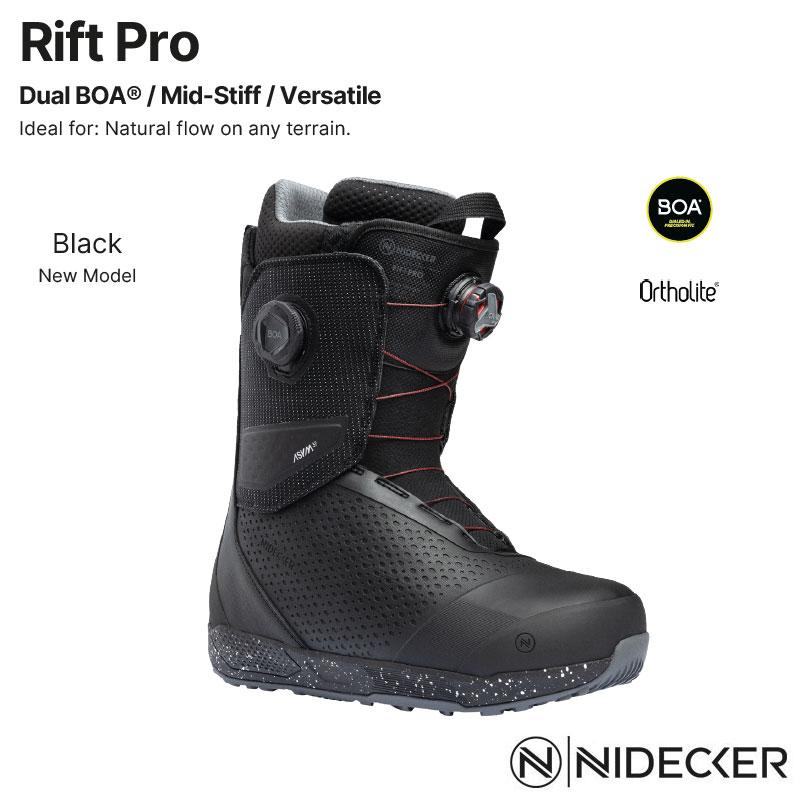 NIDECKER（ナイデッカー） 25-26 リフト プロ ブラック スノーボード