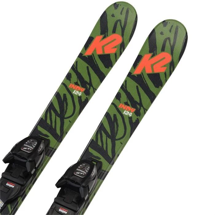 K2 スキー板 キッズ ジュニア ケーツー K2 INDY + 4.5 FDT 金具付
