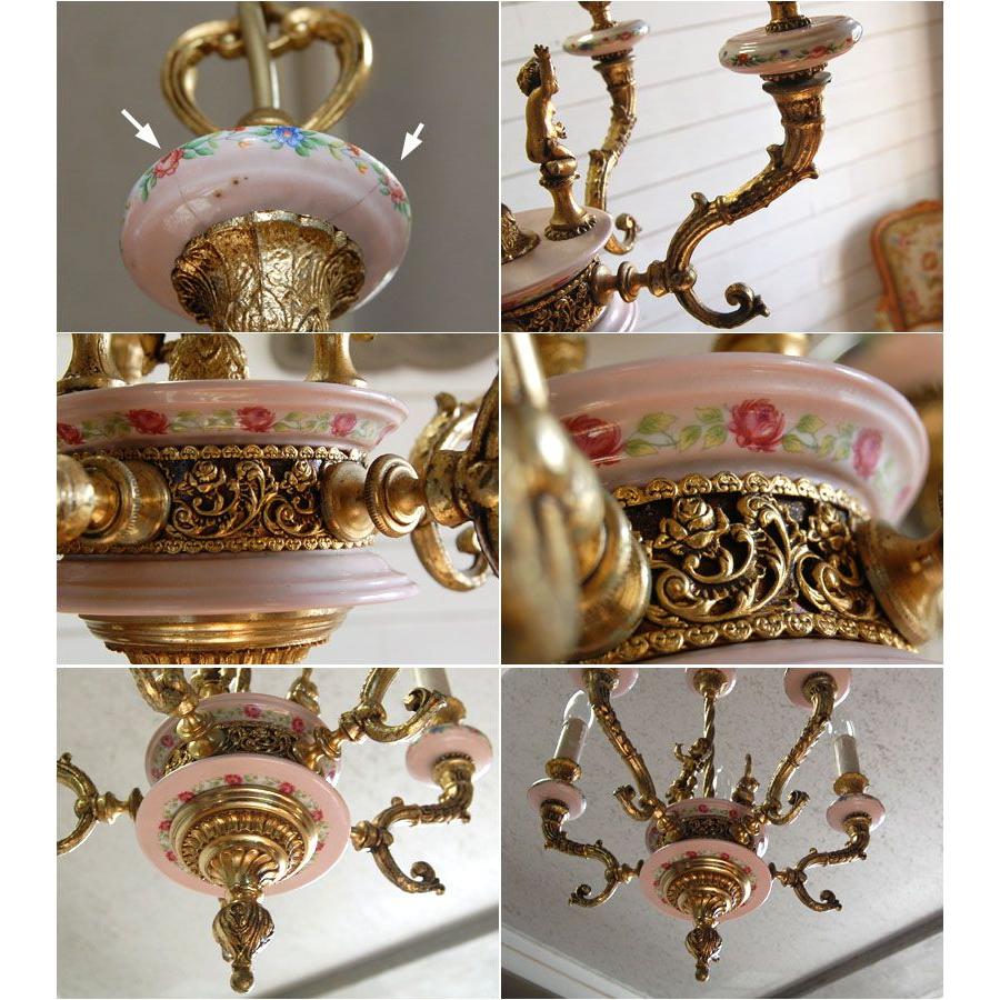 天使のシャンデリア 5灯 フランスアンティーク : BAU ANTIQUES - 通販