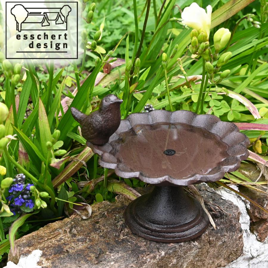 esschert design バードバス バードフィーダー オーナメント
