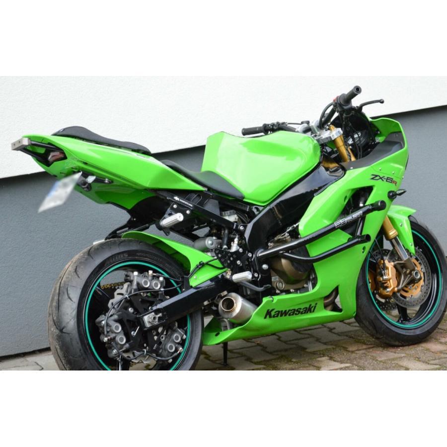 カワサキ ZX-6R 636 2003-2004 ラウンドバー ウィリーバー スタント