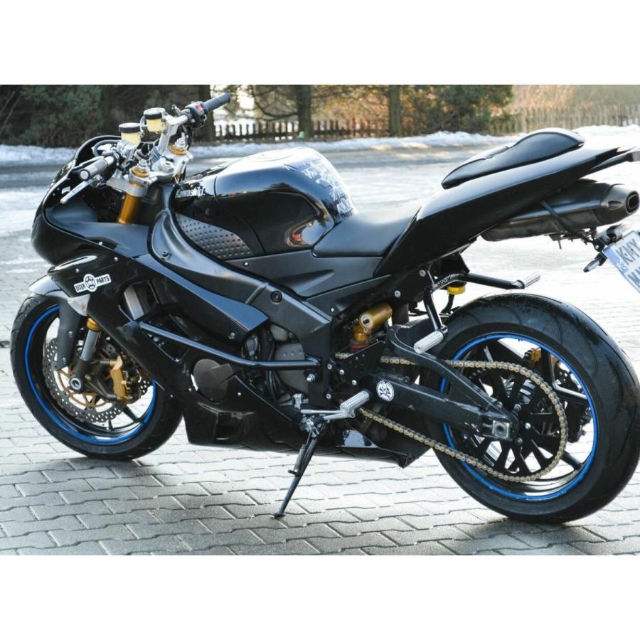 カワサキ ZX-6R 636 2005-2006 ラウンドバー ウィリーバー スタント