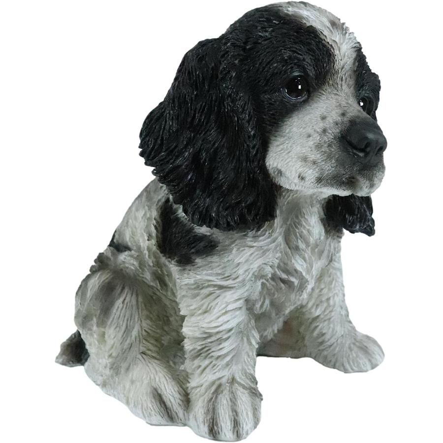 置物 彫像 イングリッシュ コッカー スパニエル 犬 子犬 いぬ イヌ