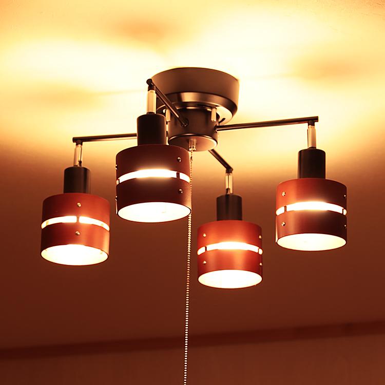 シーリングライト 4灯 レダカイ LED対応 LEDA X リビング ダイニング