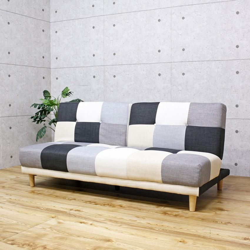 ソファーベッド パッチワーク ソファーベット おしゃれ かわいい