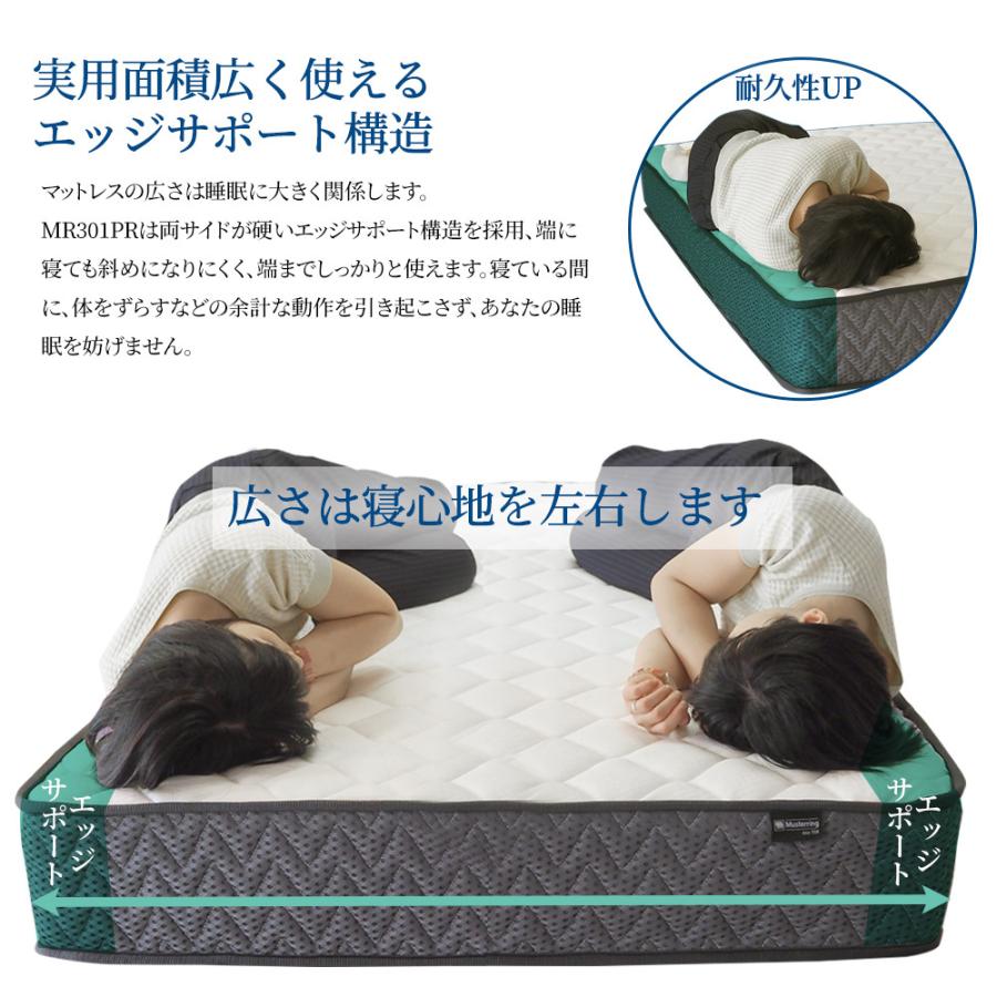 ベッドアンドマットレス マットレス ダブル ポケットコイル 世界品質