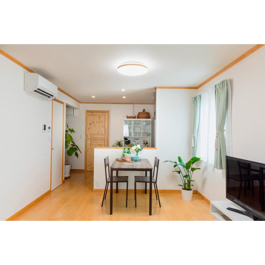 アビテラックス 木目調シーリングライト 12畳用 昼光色-電球色