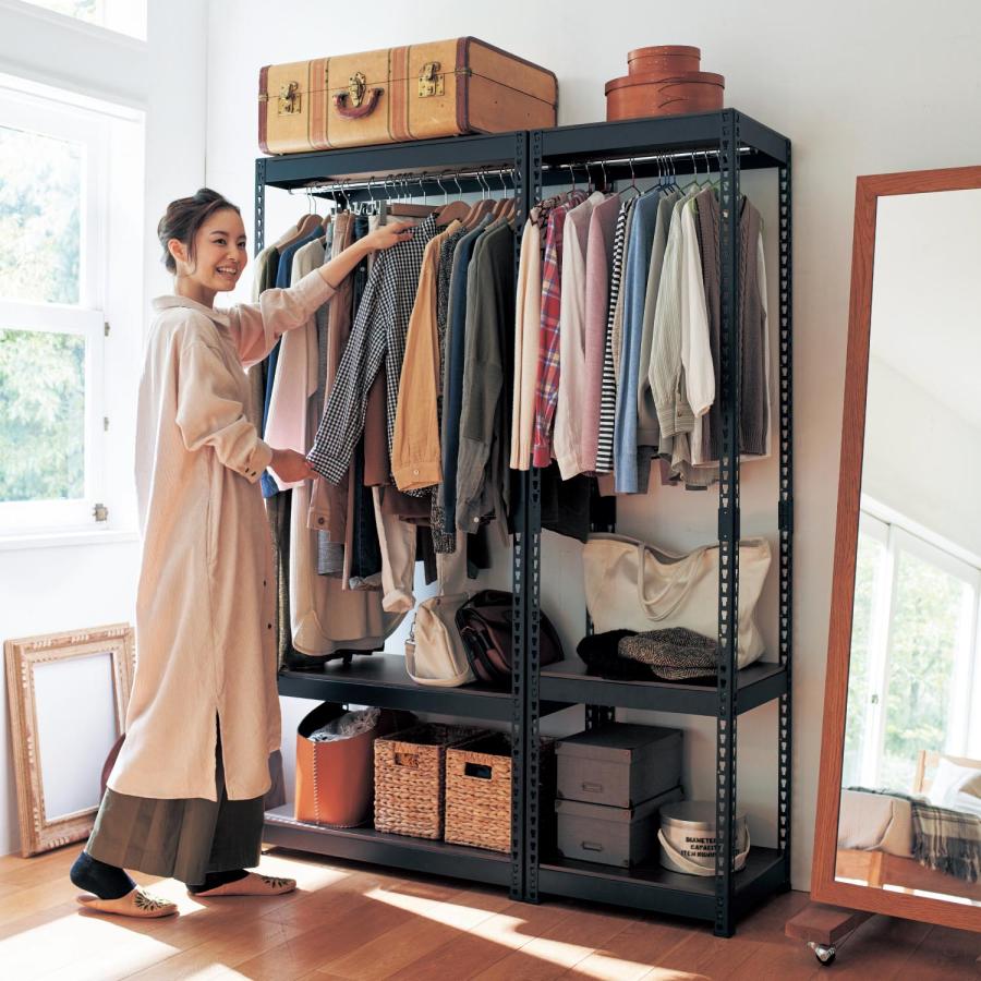 ハンガーラック ラック スチールラック 衣類ラック ハンガー 収納