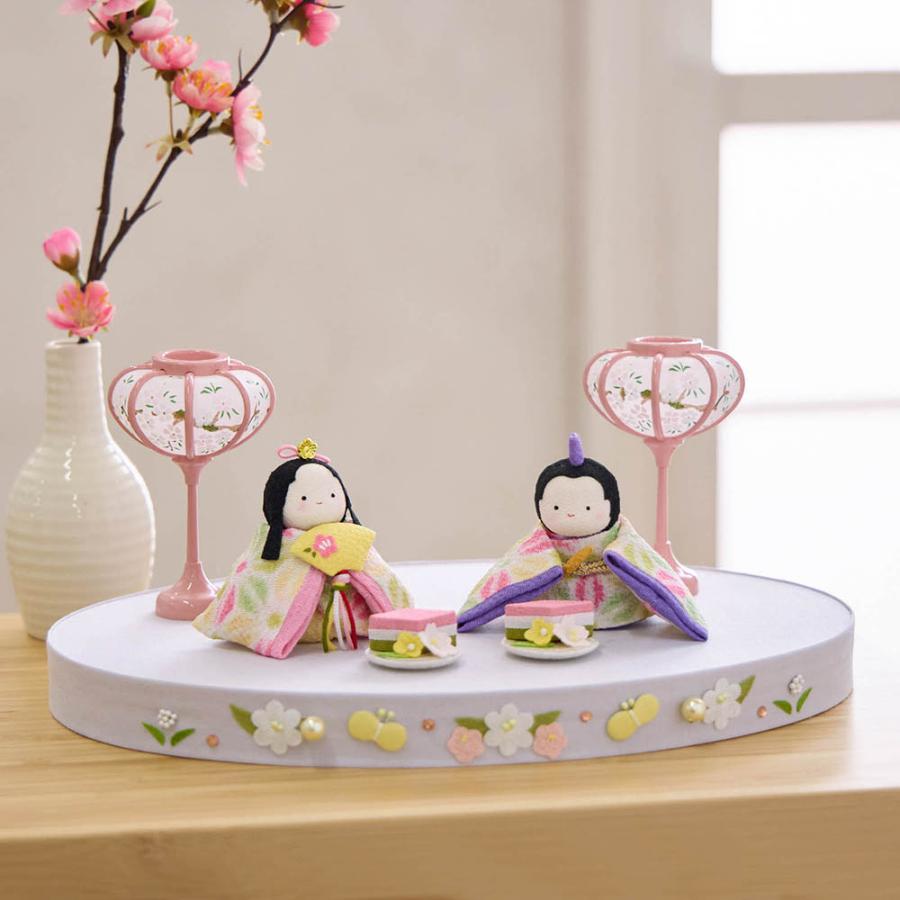 雛人形 コンパクト お雛様 親王飾り セット ひなまつり ひな祭り