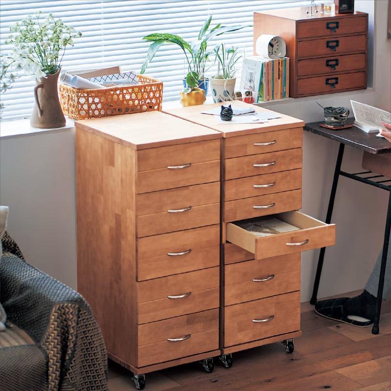 ベルメゾン（BELLE MAISON） チェスト リビングチェスト キャスター