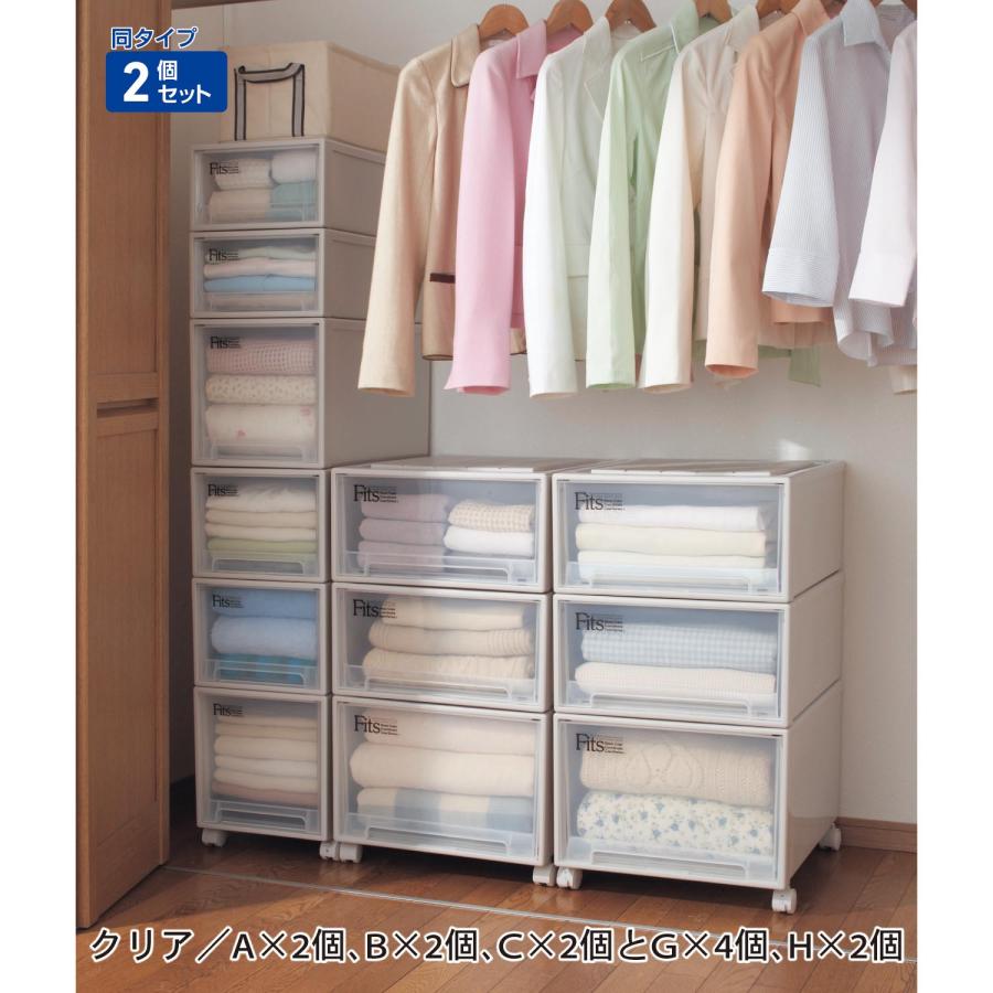 Fits 収納ケース 収納 クローゼット 衣装 ケース ボックス 衣替え 日本