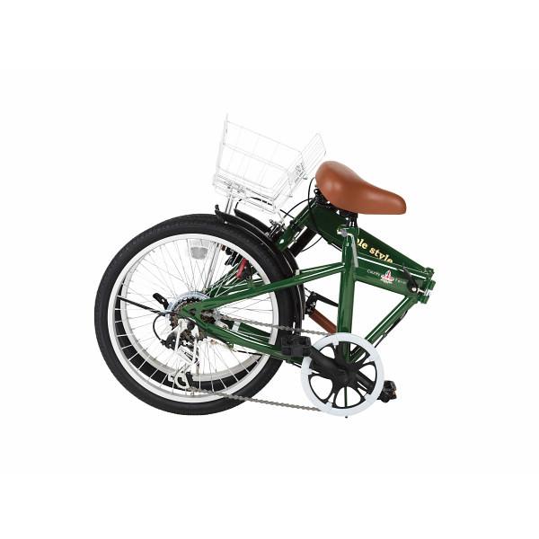 シンプルスタイル 20型折畳み自転車(ライト・カギ付) 自転車