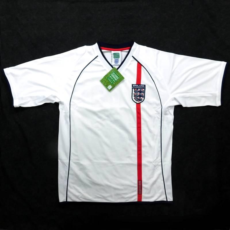 イングランド代表 2002 ホーム 半袖 ユニフォーム 復刻モデル/日韓