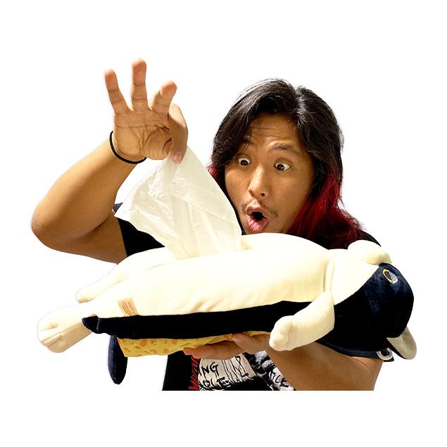 もちねこ ハチワレ BOXティッシュケース 新日本プロレス NJPW 高橋