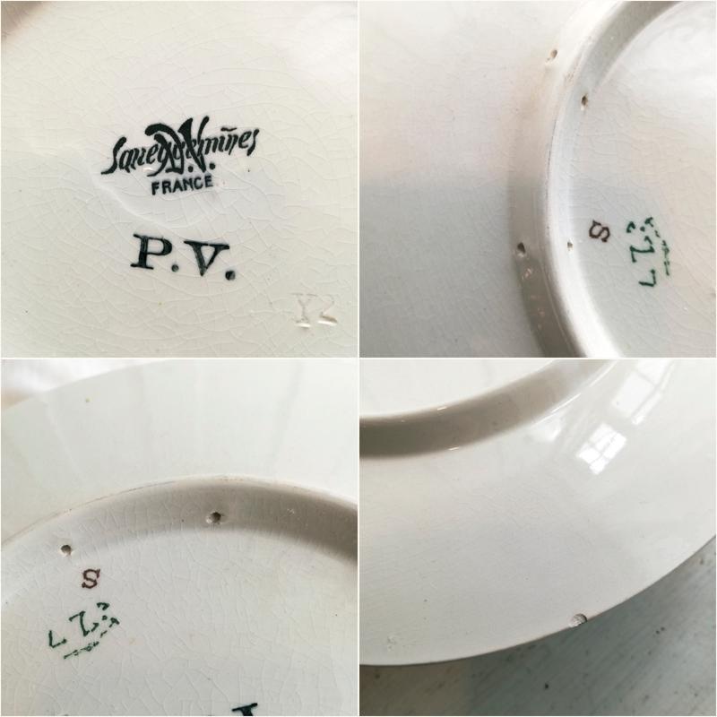 おまとめページ サルグミンヌ 花リムプレート 2枚 アンファン