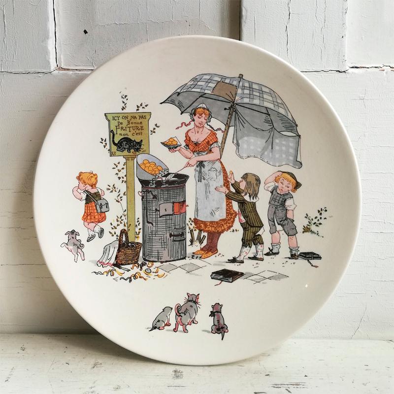 Sarreguemines サルグミンヌ アンファン・リシャールシリーズ プレート