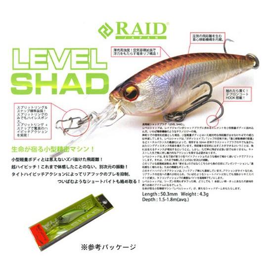 全20色】レイドジャパン レベルシャッド RAID JAPAN【1】 : バック