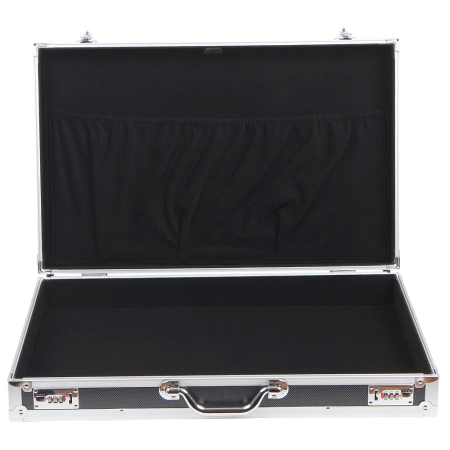 ALIKAN アルミケース 鍵付き ダイヤルロック 中型 薄型