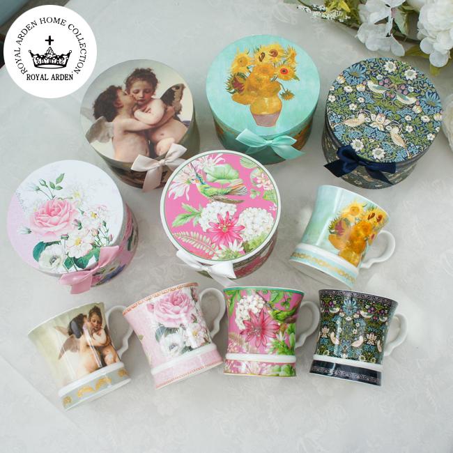 マグカップ ロイヤルアーデン おしゃれ プレゼント 陶器 薔薇 ローズ