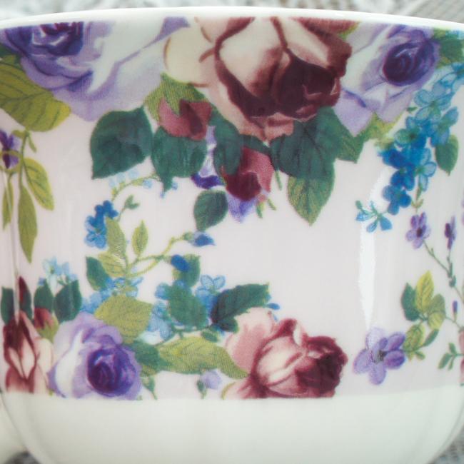 カップソーサー ボーンチャイナ ロイヤルアーデン 電子レンジ可 陶器製