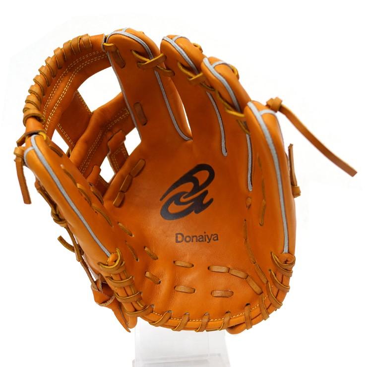 ドナイヤ 平裏刺繍・ラベル交換1円 軟式 内野手用 グローブ グラブ