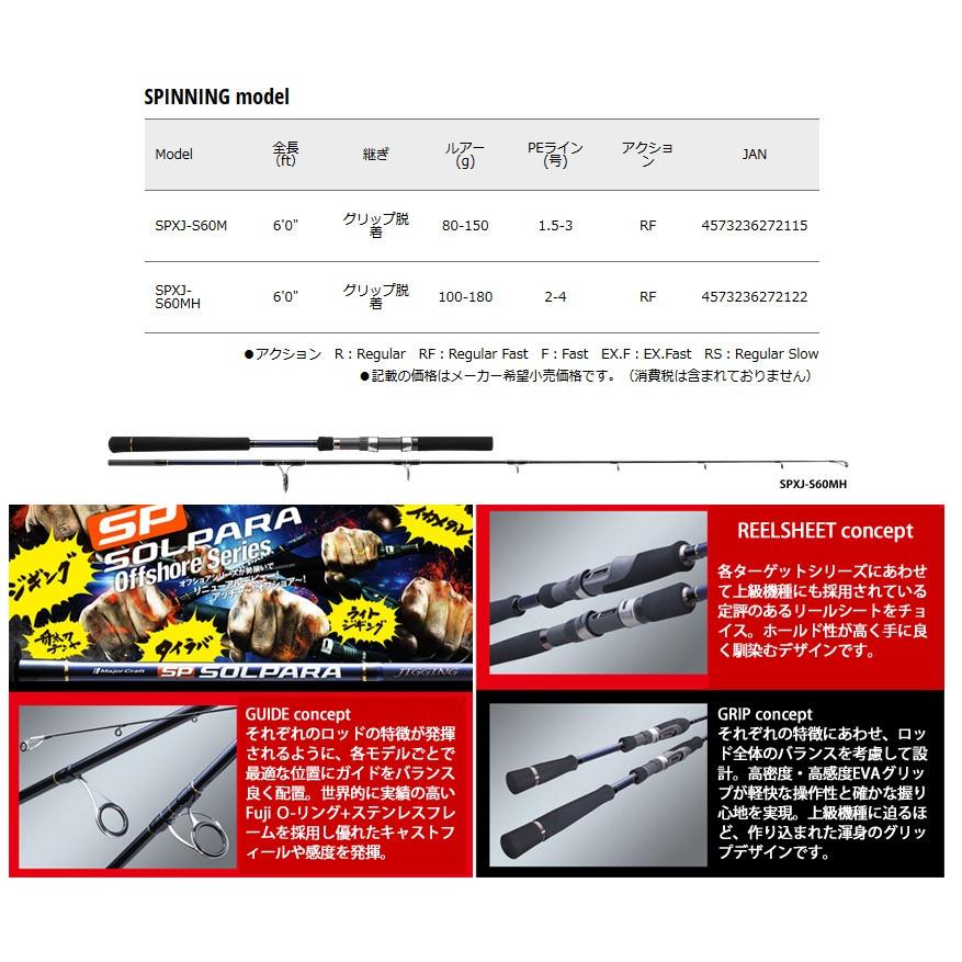 Major Craft（メジャークラフト） ○メジャークラフト ソルパラ SPXJ