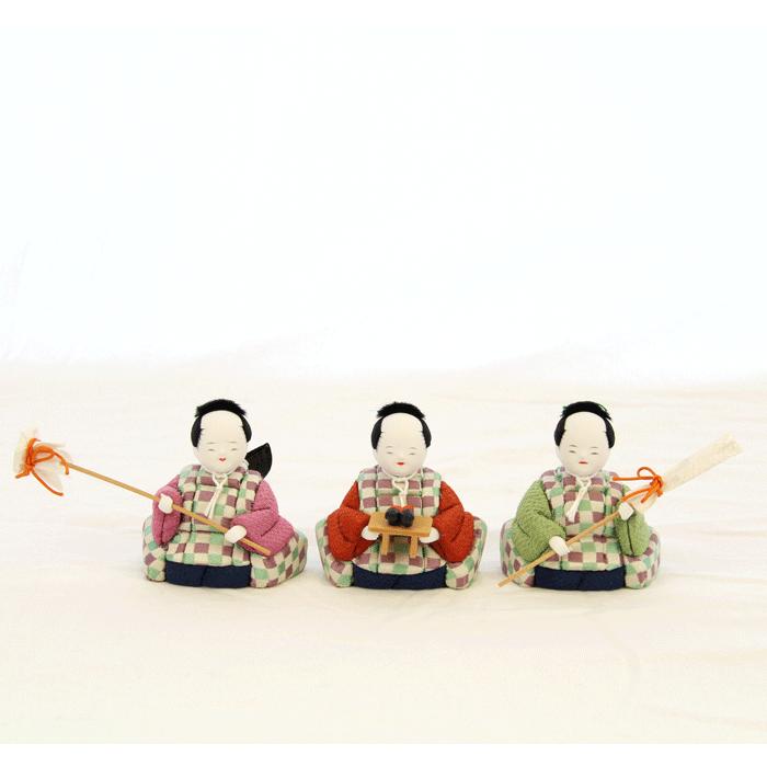 原孝洲 雛人形 おしゃれ コンパクト モダン 五色 517 小春 親王飾り