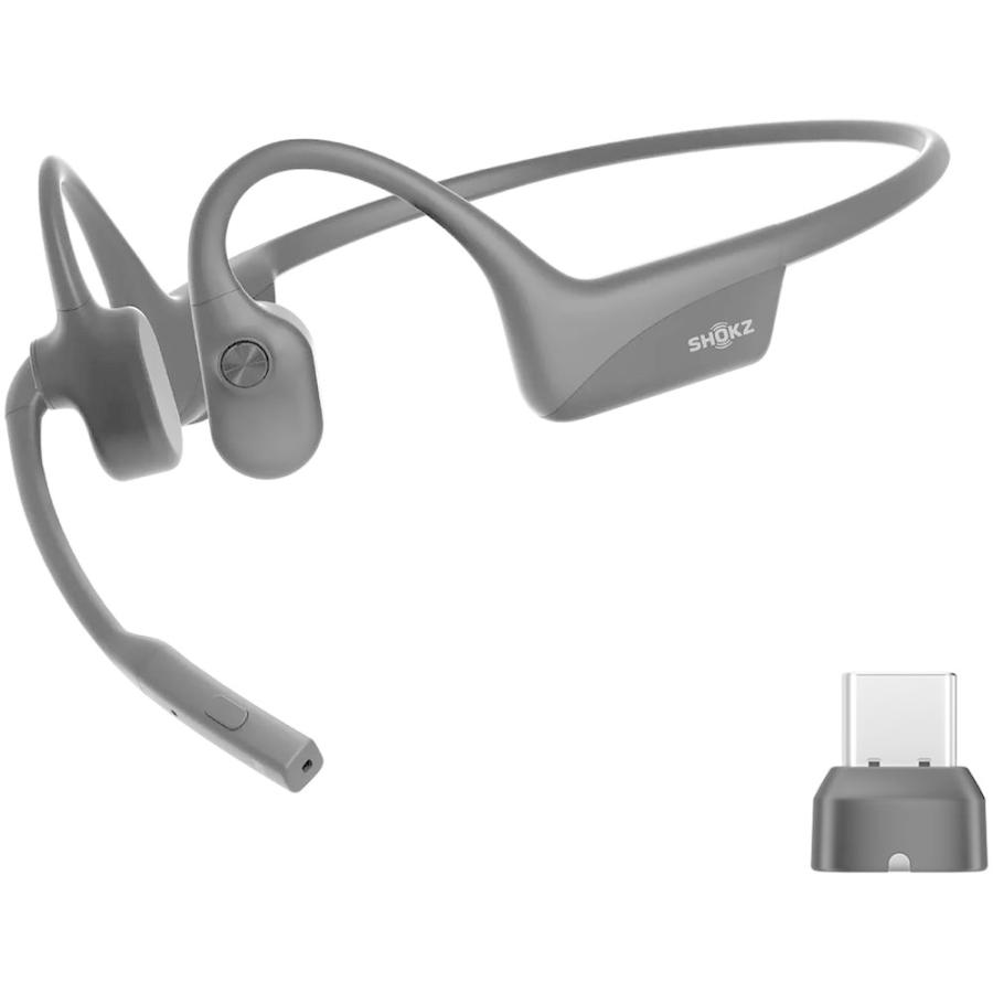 ショックス ワイヤレス 骨伝導イヤホン Bluetooth+専用ドングル(USB-C