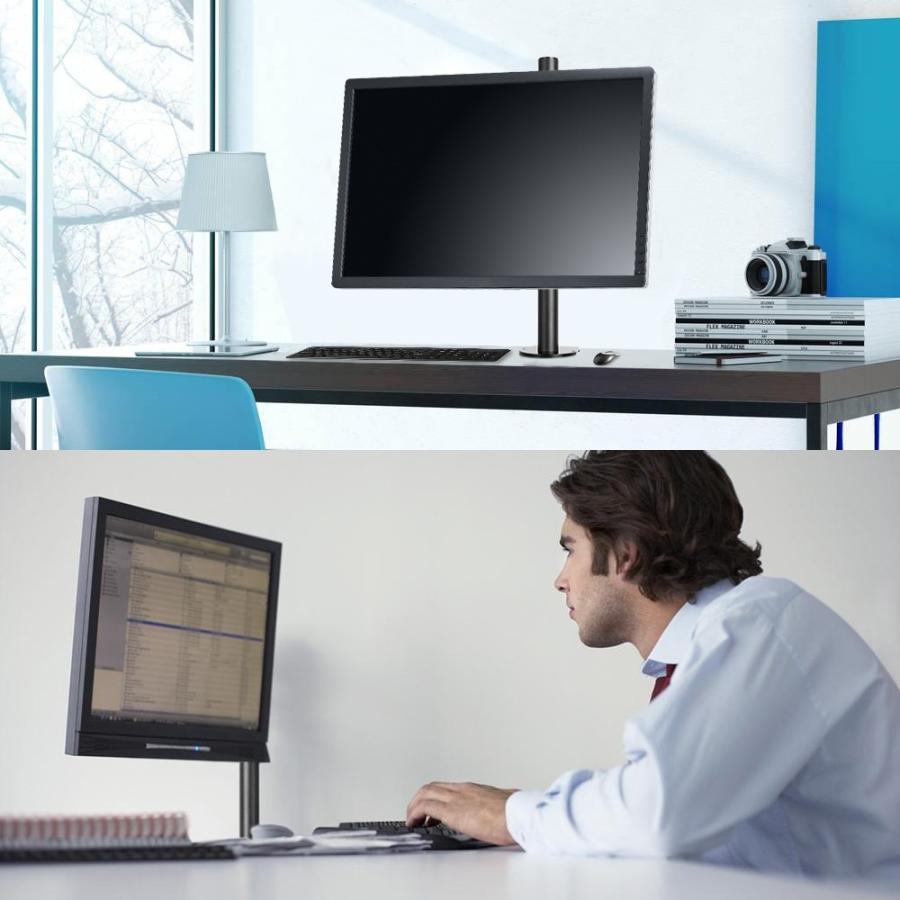 モニターアーム 液晶ディスプレイ 耐荷重10kg 17-27インチ対応 アーム