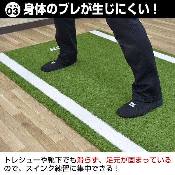 野球 簡易バッターボックス 100×150cm 右バッター 左バッター兼用