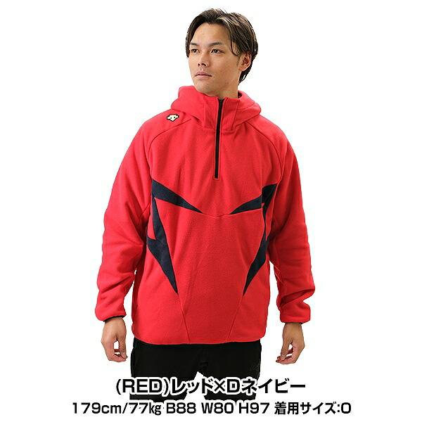 DESCENTE（デサント） 交換無料 野球 フリース ジャケット 長袖 フード