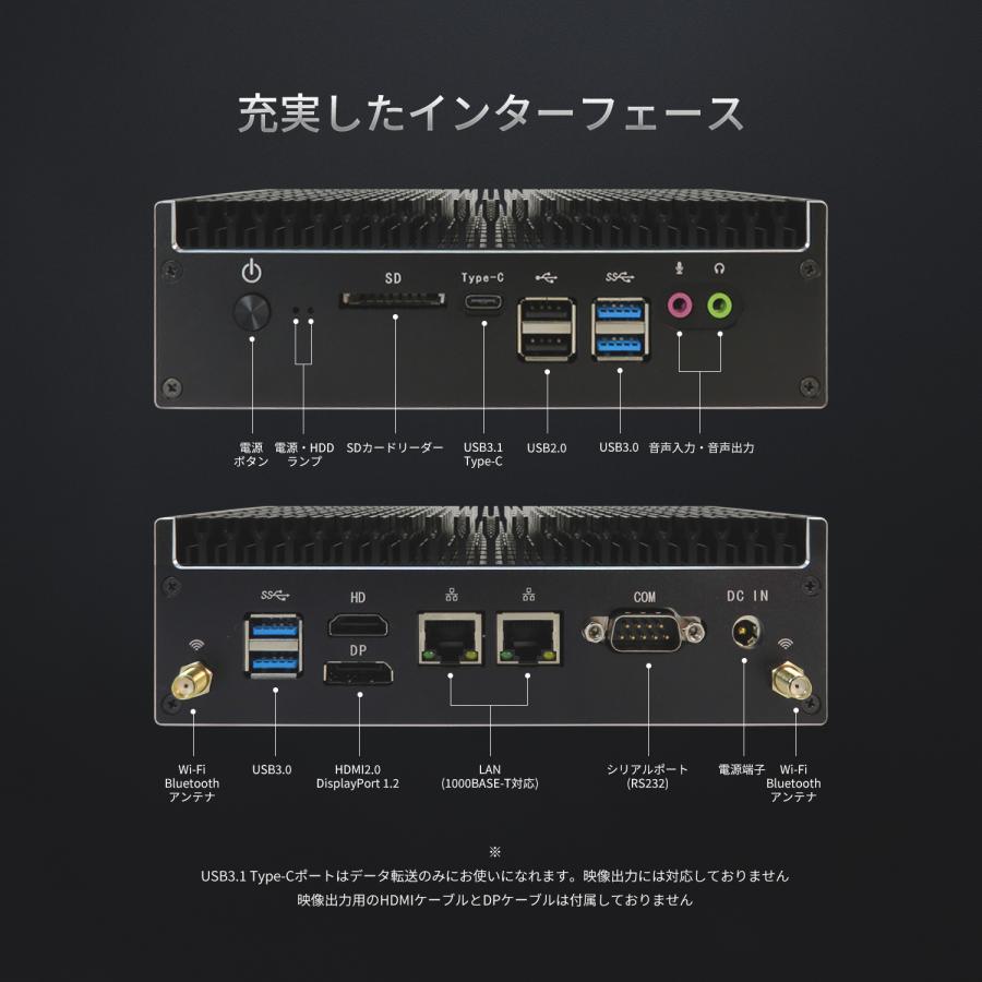 Skynew ファンレスミニpc ミニpc デスクトップパソコン 新品 ミニ