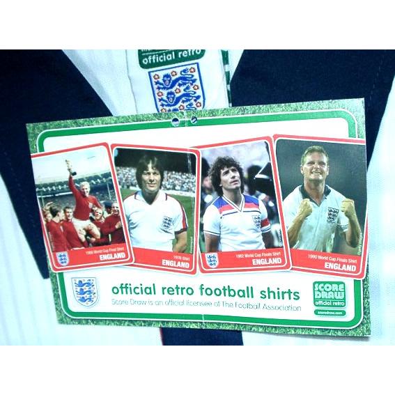 イングランド代表 1998 ホーム 半袖 ユニフォーム 復刻モデル/ワールド