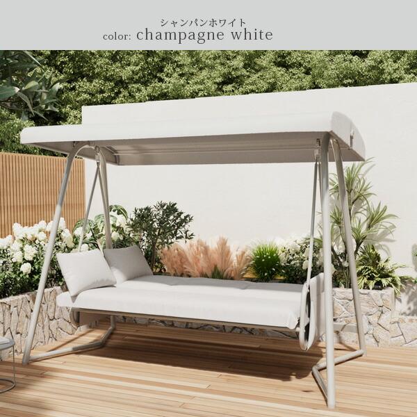 CHINNLUU アウトドア ポーチ スイング ベッド キャノピー付き スイング