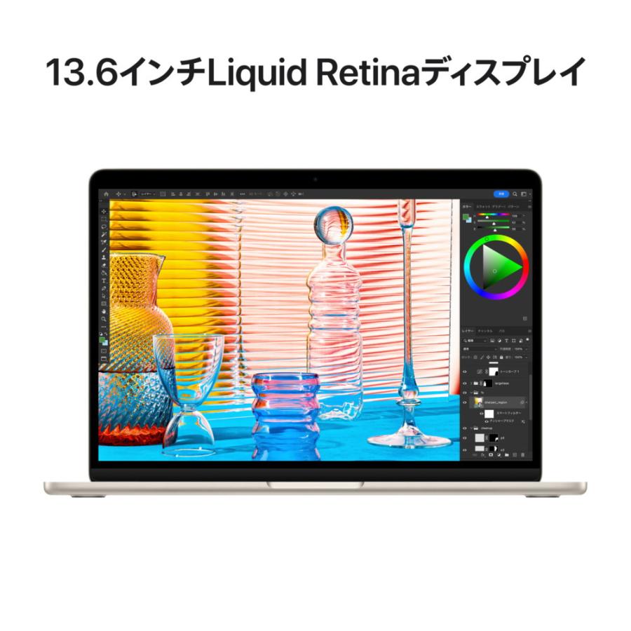 MacBook Air アップル Apple MC7W4J/A 2024年モデル 13.6型 Liquid