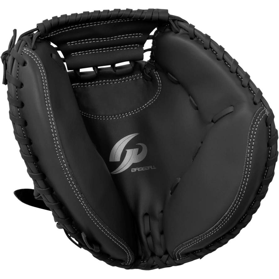 GP [GP] 軟式 キャッチャーミット 大人用 Lサイズ 男性大人向け 黒