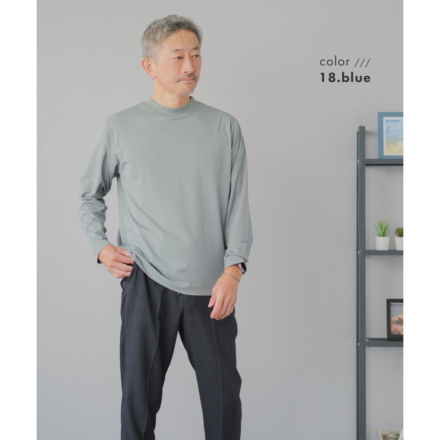 AWC Tシャツ メンズ 長袖 ブランド モックネック ジャケットTシャツT