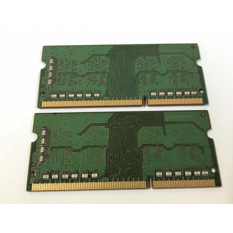 中古】ノート用メモリ SAMSUNG PC3L-12800S DDR3L 1600 1R×16 2GB 2枚