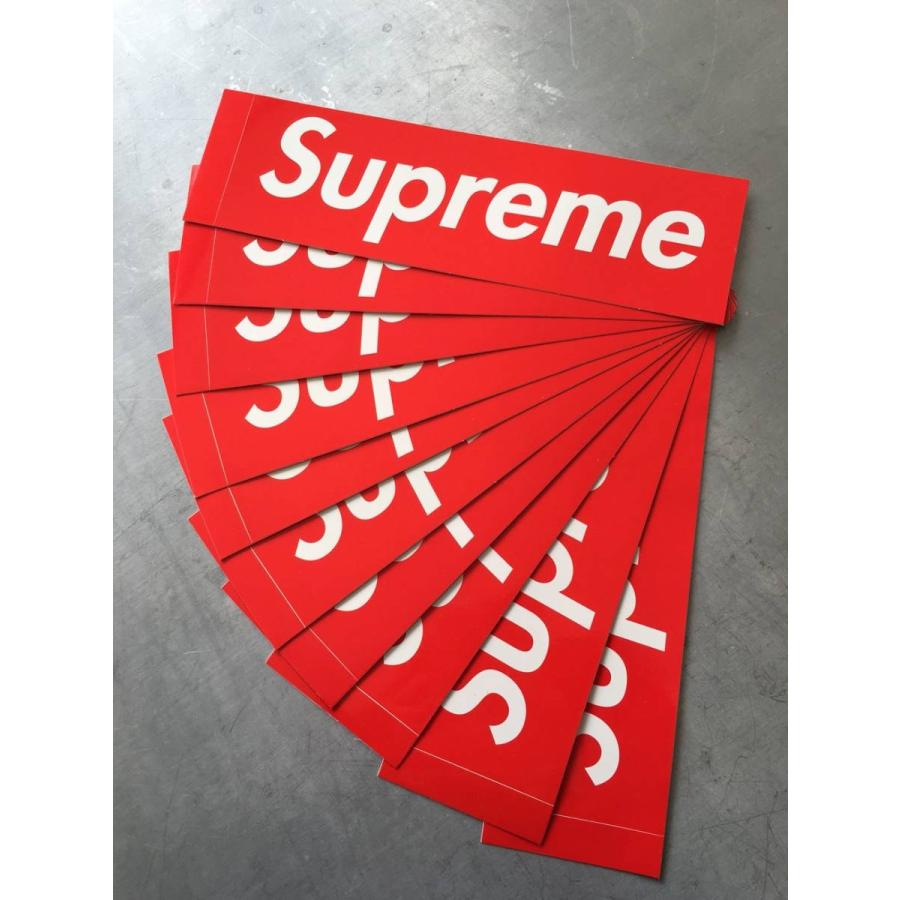 Shupreme シュプリーム Box Logo ステッカー 正規品 10枚 サイズ 5.7cm