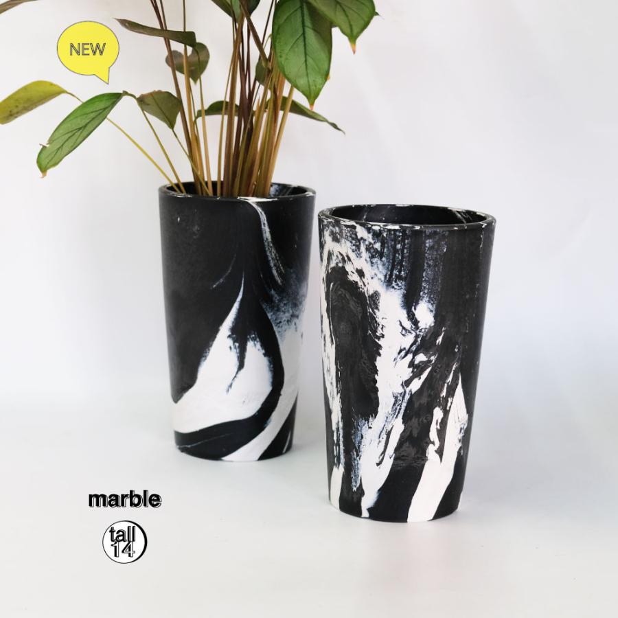 植木鉢 プラ鉢 おしゃれ 軽い プラポット ベリートール14マーブル 頑丈