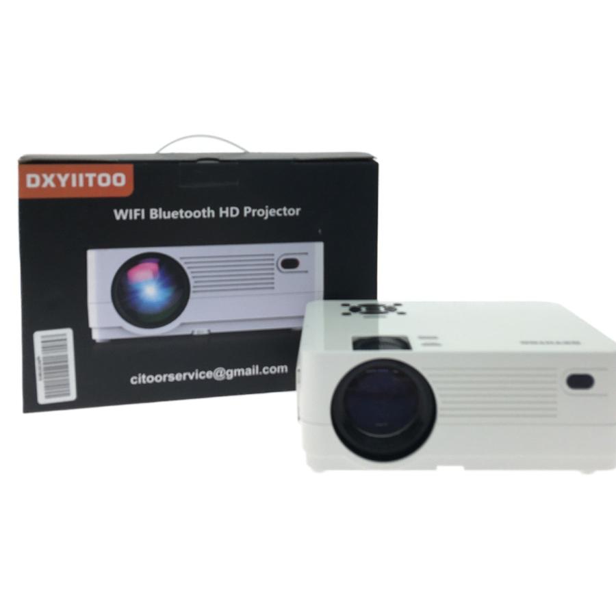 ▽▽ DXYIITOO プロジェクター WIFI Buletooth HD Projector 箱