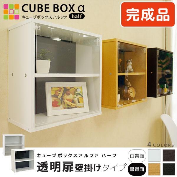 完成品 壁で魅せるコレクション 壁掛け コレクションケース キューブ