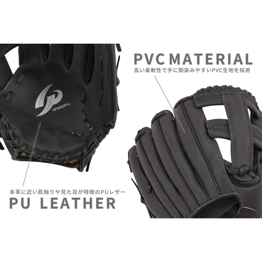 GP [GP] 軟式グローブ 大人用 本格PUレザー 右投げ Mサイズ 12インチ