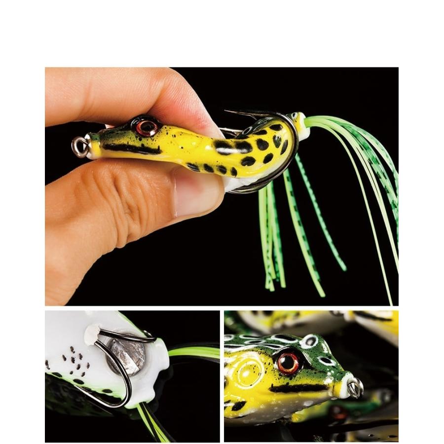 カラーは選べません 10個セット フロッグ ルアー カエル 定番ルアー 蛙