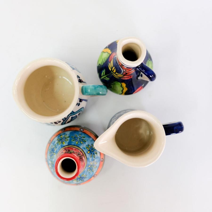 花瓶 おしゃれ インド製 ハンドメイド アート 陶器 | Freaks Pottery